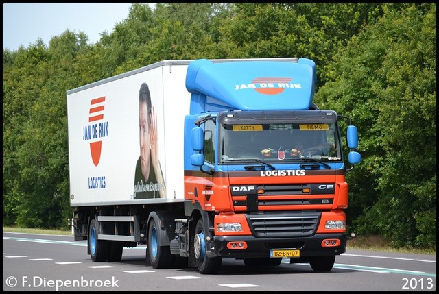 BZ-BN-07 DAF CF Jan de Rijk-BorderMaker Rijdende auto's