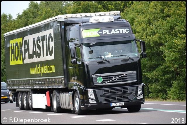 LZK-193 Volvo FH Hok Plastic-BorderMaker Rijdende auto's