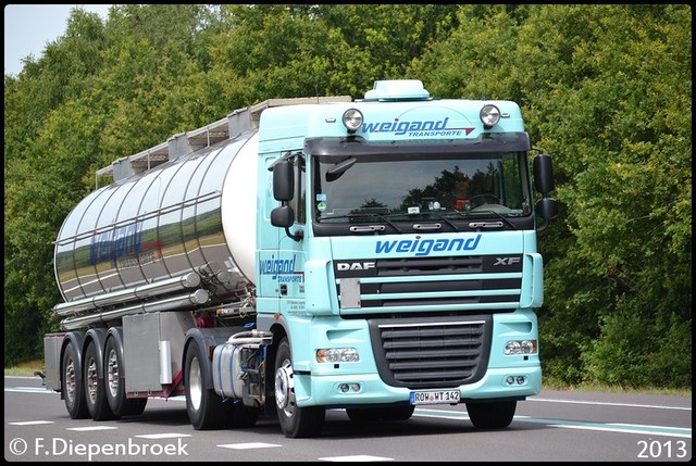ROW WT142 DAF XF105 Weigand-BorderMaker Rijdende auto's