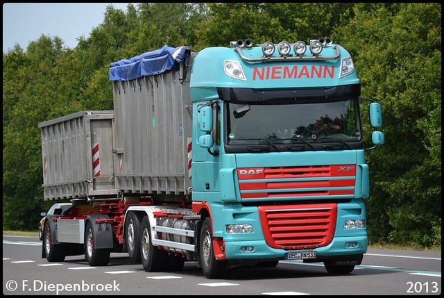 VEC PN333 DAF XF 105 Niemann-BorderMaker Rijdende auto's