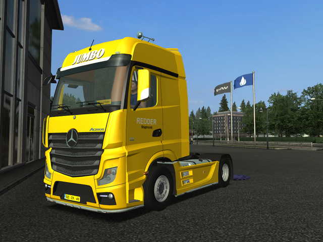 gts Mercedes Actros MP4 + Schmitz Cargobull JUMBO  GTS COMBO'S