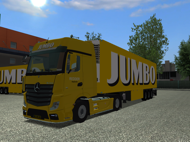 gts Mercedes Actros MP4 + Schmitz Cargobull JUMBO  GTS COMBO'S