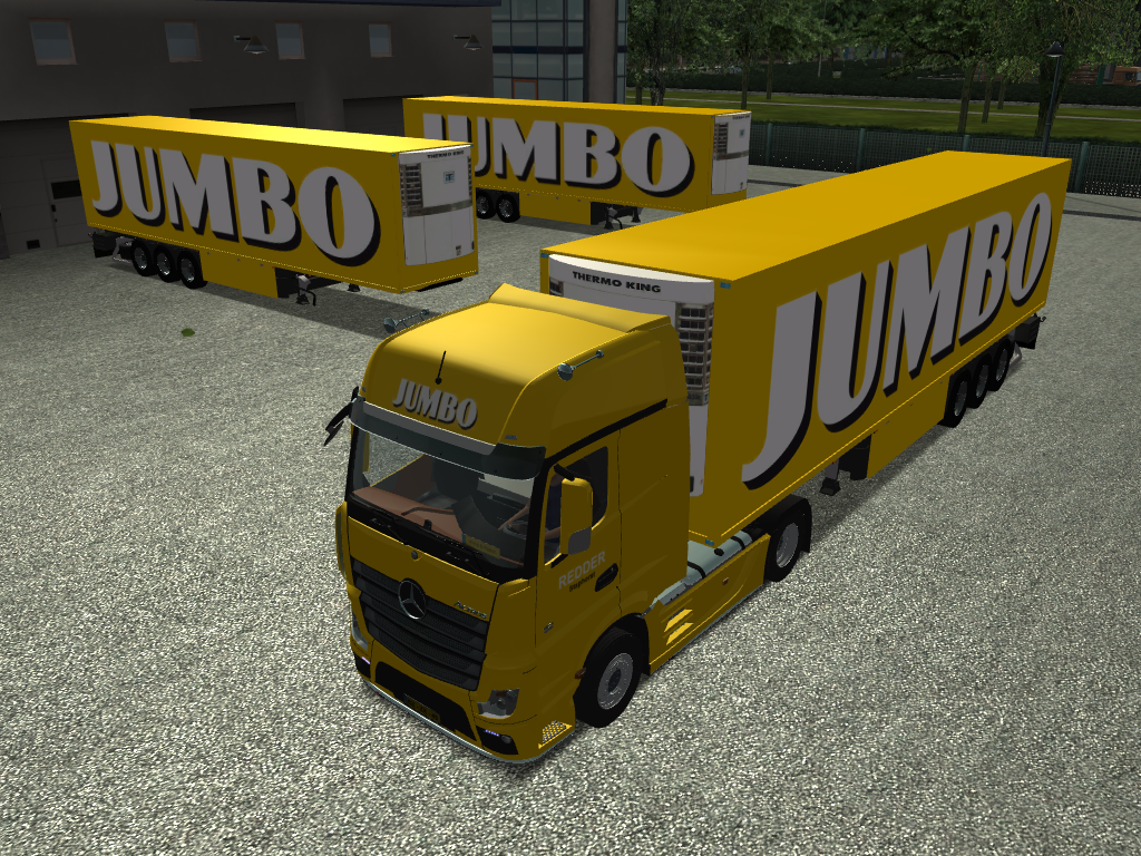 gts Mercedes Actros MP4 + Schmitz Cargobull JUMBO  - GTS COMBO'S