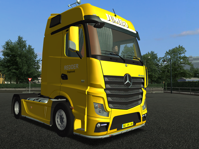 gts Mercedes Actros MP4 + Schmitz Cargobull JUMBO  GTS COMBO'S