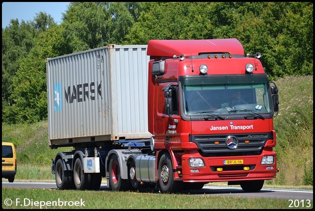 BR-JL-16 Mercedes Actros MP2 Jansen-BorderMaker Rijdende auto's