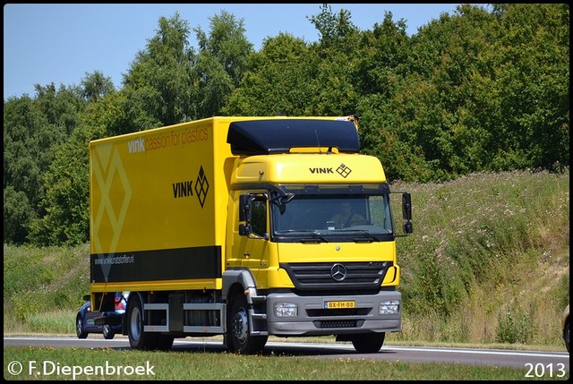 BX-FH-88 Mercedes Axor Vink-BorderMaker Rijdende auto's