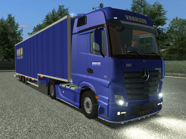 gts Mercedes Actros MP4 + Jumbo PNO VERHOEK EUROPE GTS COMBO'S