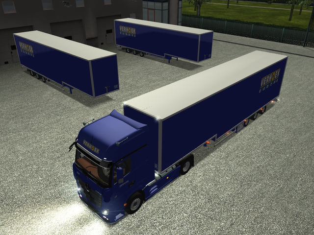 gts Mercedes Actros MP4 + Jumbo PNO VERHOEK EUROPE GTS COMBO'S