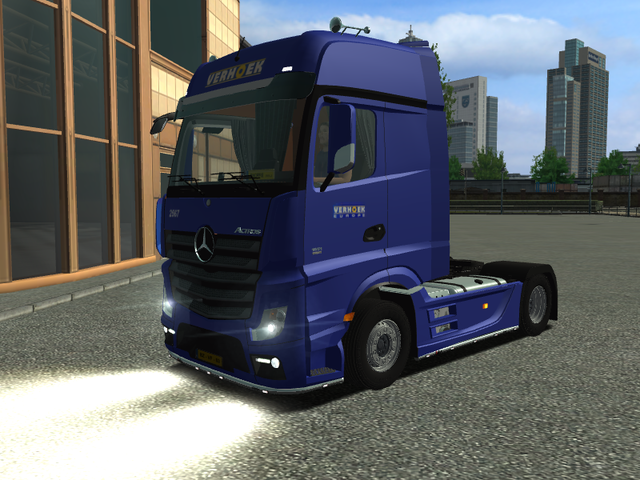 ets Mercedes Actros MP4 4x2 + Jumbo PNO VERHOEK EU ETS COMBO'S