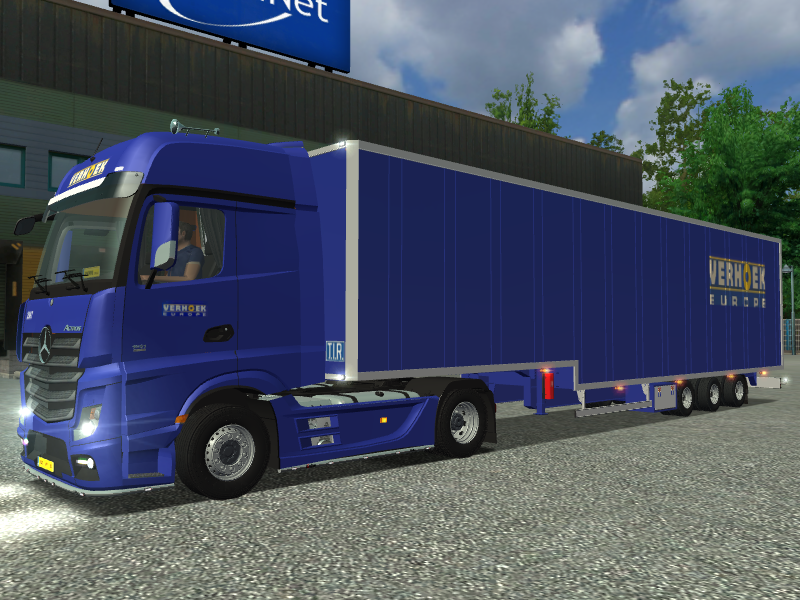 ets Mercedes Actros MP4 4x2 + Jumbo PNO VERHOEK EU - ETS COMBO'S