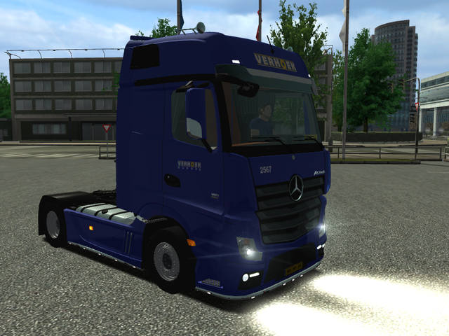 ets Mercedes Actros MP4 4x2 + Jumbo PNO VERHOEK EU ETS COMBO'S