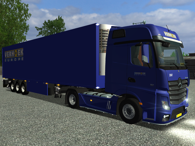 ets Mercedes Actros MP4 4x2 + Schmitz Cargobull VE ETS COMBO'S