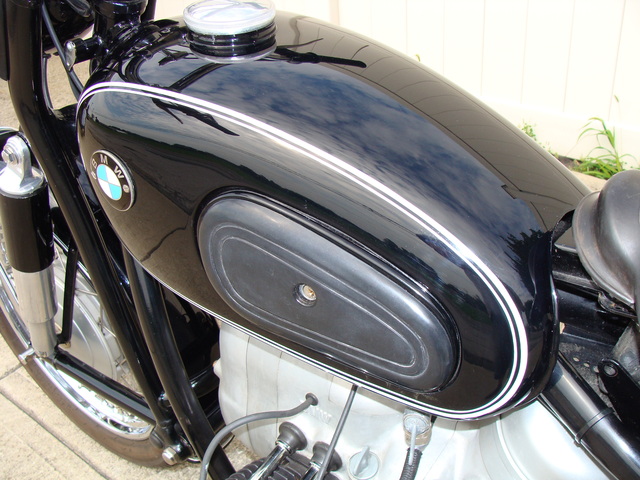 1810737 '67 R60-2 Black, Solo Seat. 006 SOLD.....1967 BMW R60/2, Black. COMPLETE Mechanical and Cosmetic Restoration by Re-Psycle, BMW Parts.