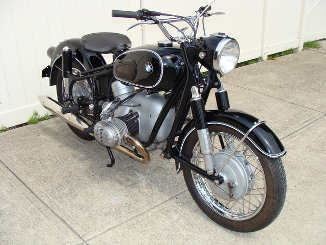 1810737 '67 R60-2 Black, Solo Seat. 016 SOLD.....1967 BMW R60/2, Black. COMPLETE Mechanical and Cosmetic Restoration by Re-Psycle, BMW Parts.