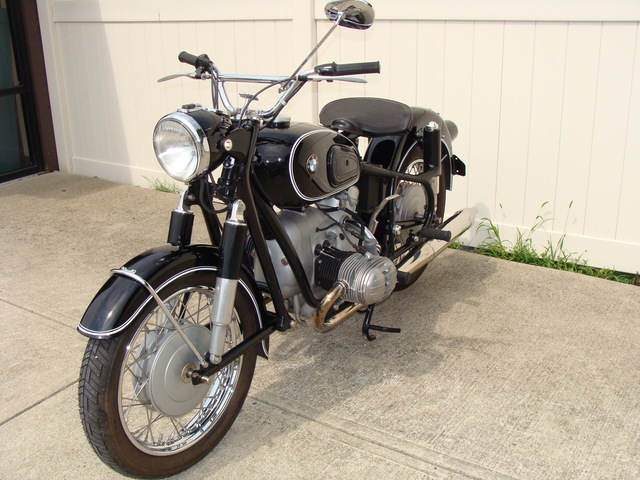 1810737 '67 R60-2 Black, Solo Seat. 018 SOLD.....1967 BMW R60/2, Black. COMPLETE Mechanical and Cosmetic Restoration by Re-Psycle, BMW Parts.