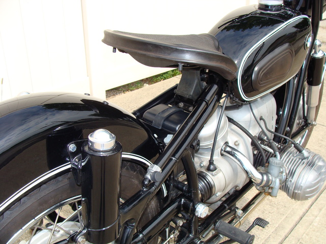 1810737 '67 R60-2 Black, Solo Seat. 023 SOLD.....1967 BMW R60/2, Black. COMPLETE Mechanical and Cosmetic Restoration by Re-Psycle, BMW Parts.