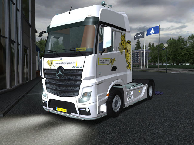 gts Mercedes Actros MP4 + Schmitz Cargobull KOERIE GTS COMBO'S