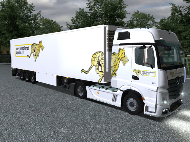 gts Mercedes Actros MP4 + Schmitz Cargobull KOERIE GTS COMBO'S