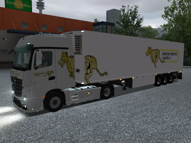 gts Mercedes Actros MP4 + Schmitz Cargobull KOERIE GTS COMBO'S