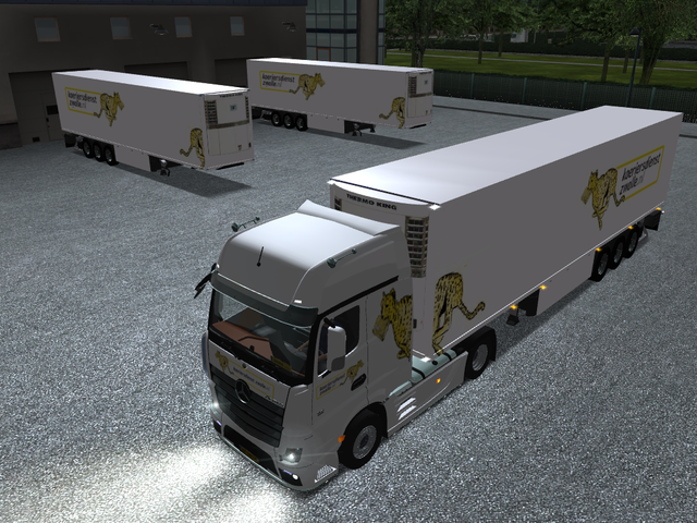 gts Mercedes Actros MP4 + Schmitz Cargobull KOERIE GTS COMBO'S