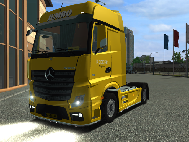 ets Mercedes Actros MP4 4x2 + Schmitz Cargobull JU ETS COMBO'S