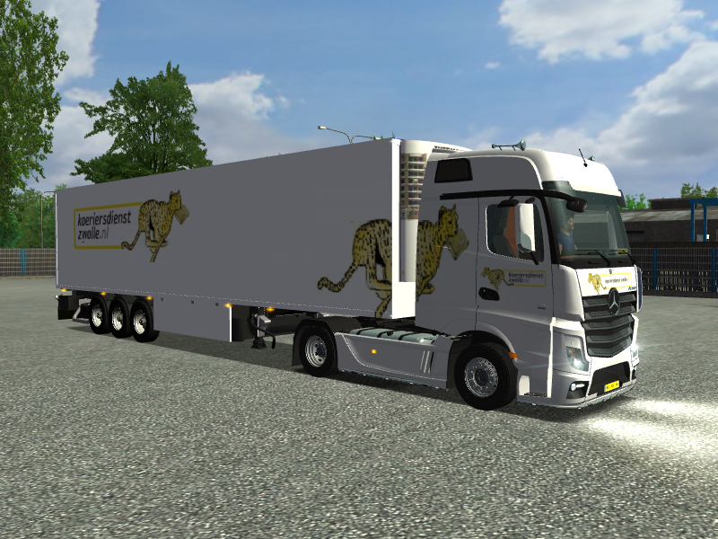 ets Mercedes Actros MP4 4x2 + Schmitz Cargobull KO - ETS COMBO'S