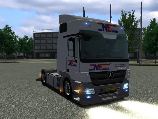 ets Mercedes Actros 1844 MP3 + Citytrailer (1 asse ETS COMBO'S