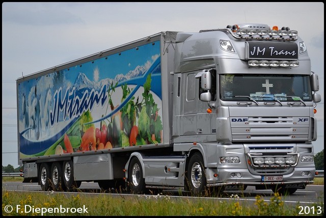 1-BEE-469 DAF XF105 JM Trans-BorderMaker Uittoch TF 2013