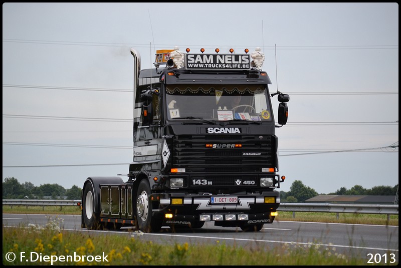 1-DET-809 Scania 143M 450 Sam Nelis-BorderMaker - Uittoch TF 2013
