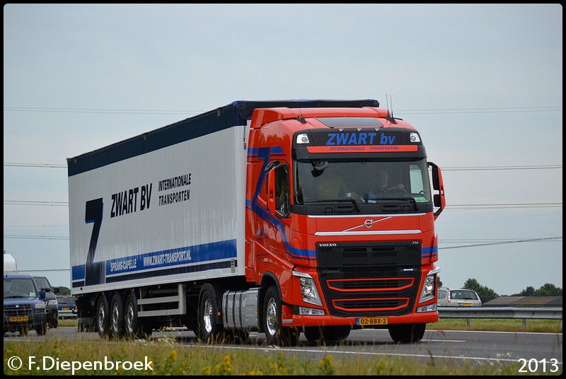 02-BBX-2 Volvo FH Zwart BV-BorderMaker - Uittoch TF 2013