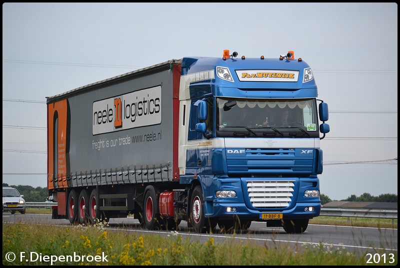 11-BBF-8 DAF XF 105 Fa Muylwijk-BorderMaker - Uittoch TF 2013