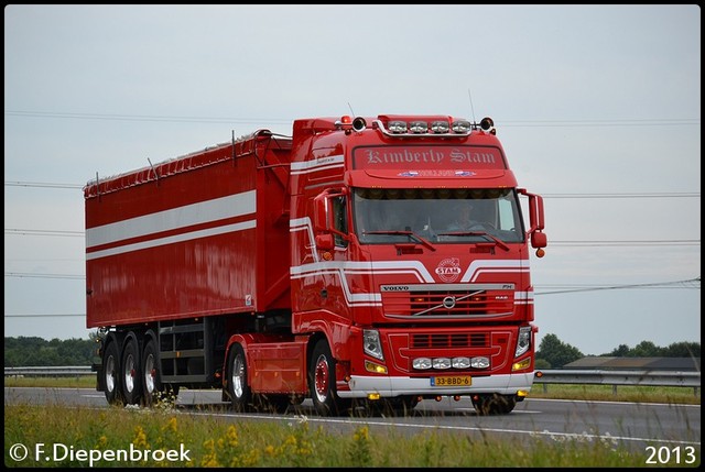 33-BBD-6 Volvo FH Kimberly Stam-BorderMaker Uittoch TF 2013