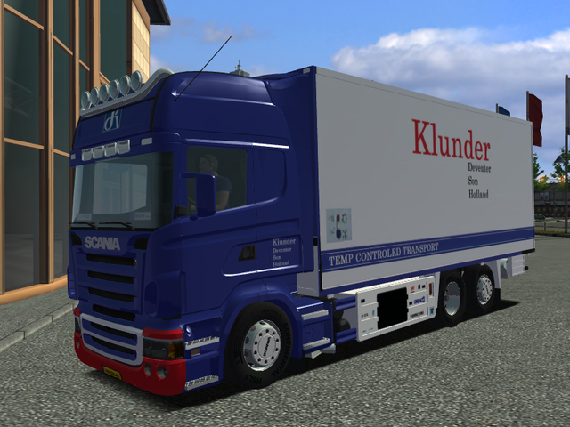 ets Scania R730 6x2 BDF + Tandem KLUNDER Deventer  ETS COMBO'S