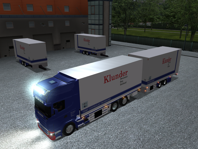 gts Scania R730 BDF 6x2 + Tandem KLUNDER Deventer  GTS COMBO'S