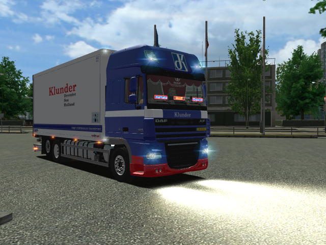 ets Daf XF105 + Chereau Tandem KLUNDER Deventer ve ETS COMBO'S