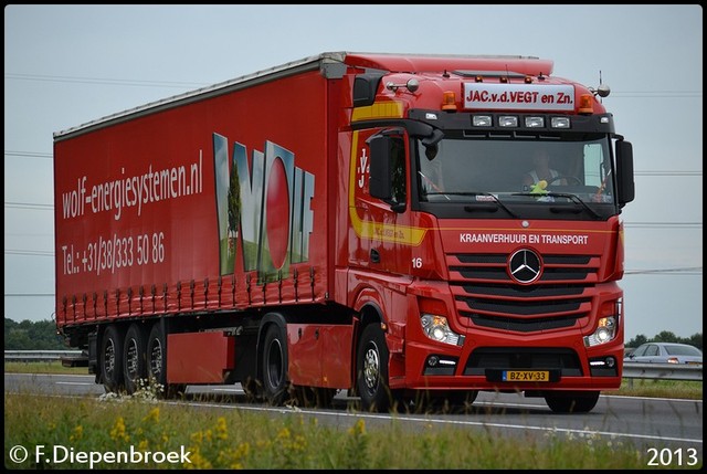 BZ-XV-33 MB Actros MP4 Jac v.d Vegt-BorderMaker Uittoch TF 2013