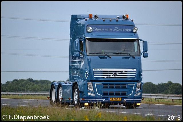 74-BBB-8 Volvo FH Edwin van Zwienen-BorderMaker Uittoch TF 2013