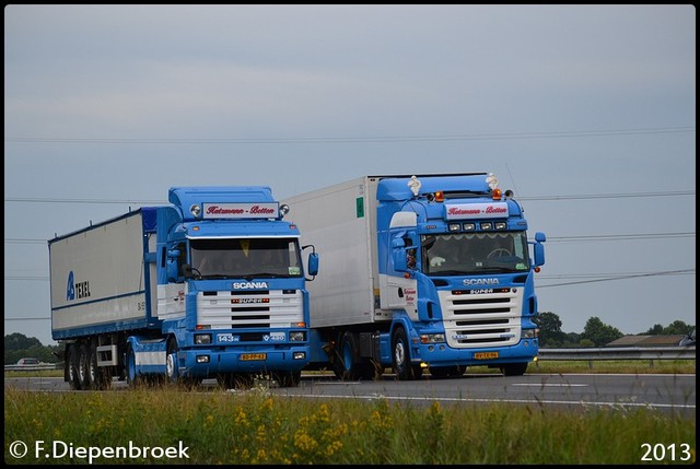 BD-PP-42 Scania 143H 420 - BV-TX-96 Scania R440 Ha Uittoch TF 2013