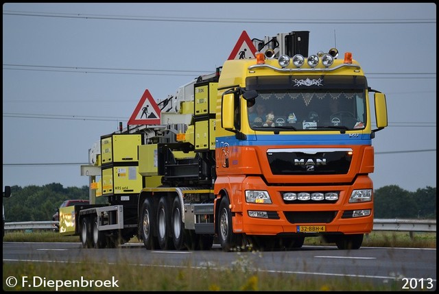 32-BBH-4 MAN TGX V8 De Jong Beesd-BorderMaker Uittoch TF 2013