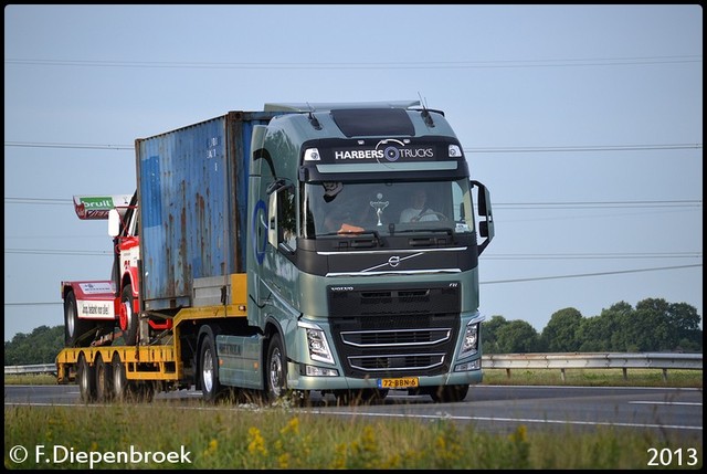 72-BBN-6 Volvo FH Harbers Trucks-BorderMaker Uittoch TF 2013