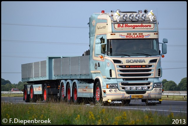 75-BBK-9 Scania R620 P.J Hoogendoorn-BorderMaker Uittoch TF 2013