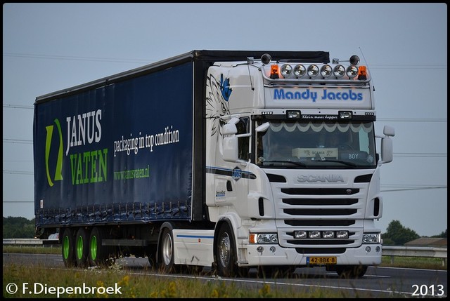 42-BBK-8 Scania R400 Mandy Jacobs-BorderMaker Uittoch TF 2013