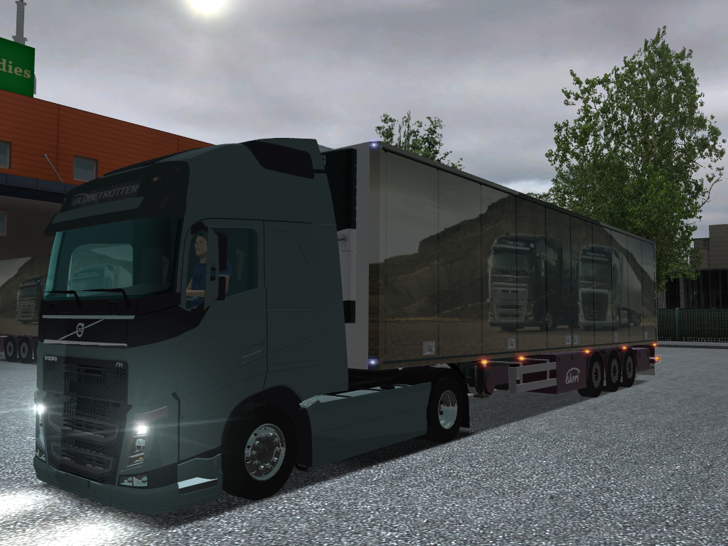 gts New Volvo FH euro6 2013 + Ekeri demotrailer ve - GTS COMBO'S