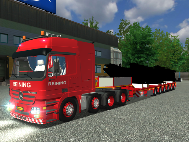 ets Mercedes Actros MP2 2548 8x4 + Faymonville REI ETS COMBO'S