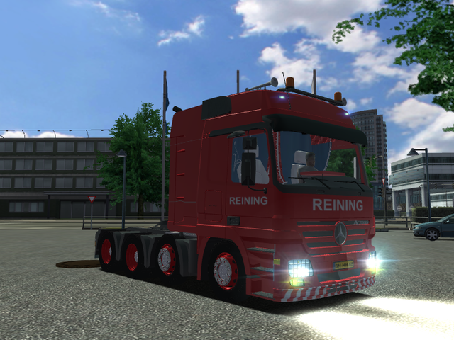 ets Mercedes Actros MP2 2548 8x4 + Faymonville REI ETS COMBO'S