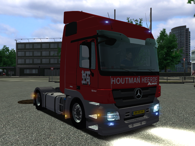 ets Mercedes Actros MP3 1844 + Citytrailer HOUTMAN ETS COMBO'S