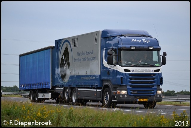 BX-PB-56 Scania R440 Schaap Tijnje-BorderMaker Uittoch TF 2013