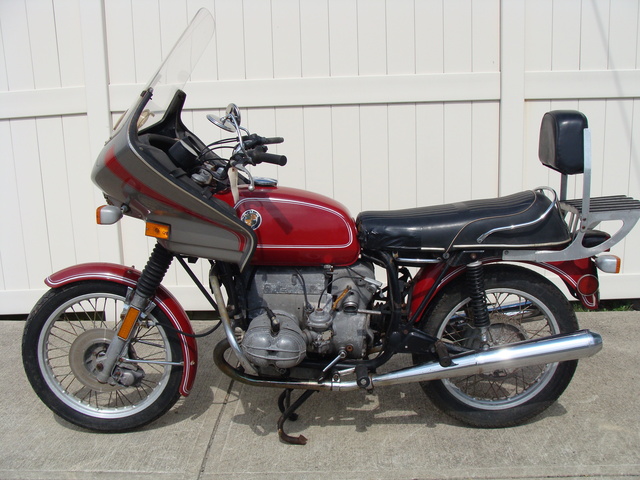 4041072 '74 R90-6 Red, 18L p-4041072 1974 BMW R90/6, Colorado Red. "As-Is" Project bike 