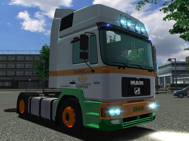 ets MAN F2000 + Kogel trailer G ETS COMBO'S