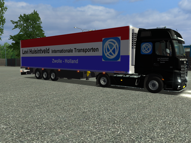 ets Mercedes Actros MP4 4x2 + SchwarzmÃ¼ller Levi  ETS COMBO'S